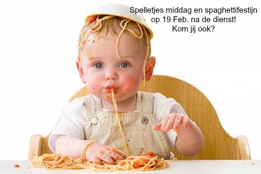 Flyer Spaghettislag 19 februari